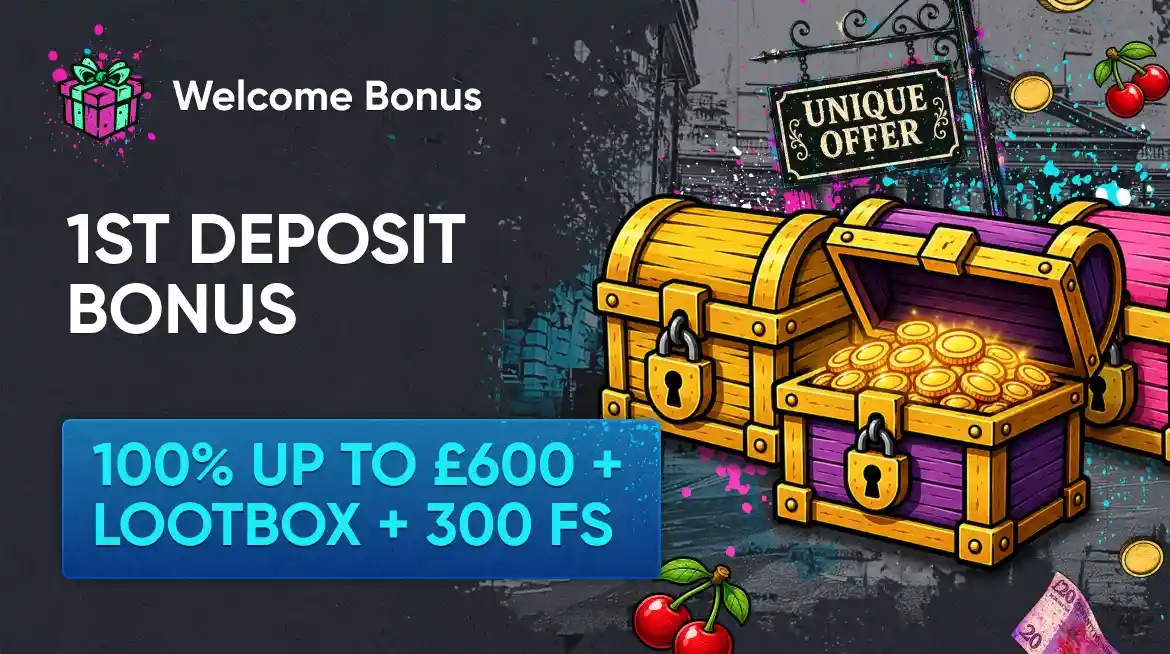 Britsino Casino first deposit bonus